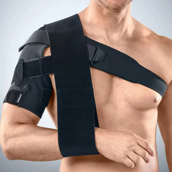 360 RELIEF Double Shoulder Support Compression Brace for Injuries and  Frozen Shoulder Pain Relief Protective Fleece With Mesh Laundry Bag -   Canada