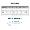 OS1st FS6 Performance Foot Sleeves Size Chart