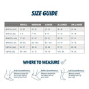 OS1st FS6+ Performance Leg Sleeves Size Chart