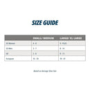 OS1st HV3 Bunion Bracing Sleeve Size Chart