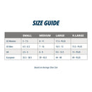 OS1st Nekkid Comfort Socks Size Chart