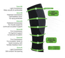 OS1st CS6 Performance Calf Sleeves Support Zone Detail