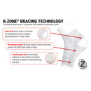 OS1st DS6 Night Time Plantar Fasciitis Treatment Sleeves Support Zone Detail