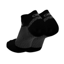 OS1st FS4 Plantar Fasciitis No Show Sock in Black