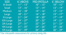 MedSpec Gripper 12 hinged knee brace size chart