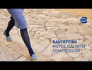 Bauerfeind VenoTrain Micro Thigh-High Compression Stockings 20-30 mmHg, Jive Pattern Lace Top - Long Length