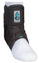 MedSpec ASO with plastic stays ankle brace - black front view