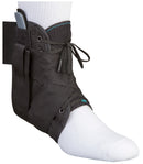 MedSpec ASO with plastic stays ankle brace - black side view