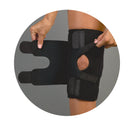 MedSpec DynaTrack metal hinge patella stabilizer - hinge detail