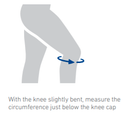 Bauerfeind Merino Compression Knee Sleeve size chart