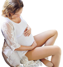 Bauerfeind VenoTrain Micro Maternity Compression Pantyhose 30-40 mmHg, Open Toe - Long Length