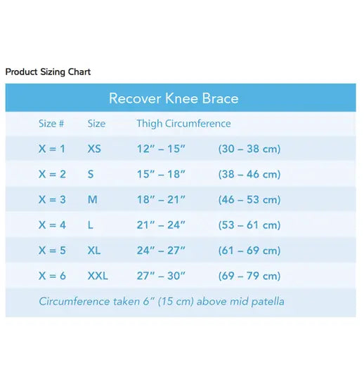 BREG Recover Short Airmesh Knee Brace