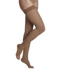 Sigvaris Essential Cotton Thigh High Compression Stockings 30-40 mmHg, Open Toe product photo