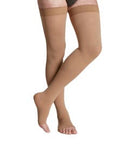 Sigvaris Essential Opaque Thigh Compression Stockings 30-40 mmHg, Men’s Open Toe product photo
