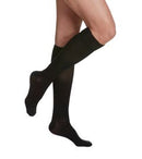 Sigvaris Women’s Essential Opaque Knee High Compression Stockings 30-40 mmHg, Grip Top product photo