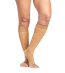 Sigvaris Women’s Style Sheer Calf Compression Stockings 20-30 mmHg, Open Toe product photo