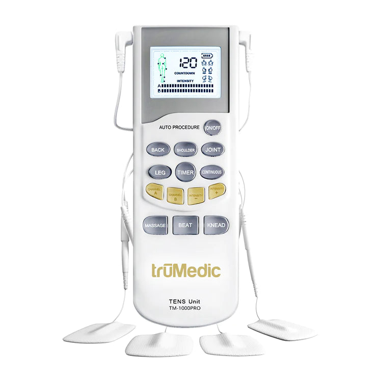 truMedic TM-1000PRO Deluxe TENS Unit Electronic Pulse Massager
