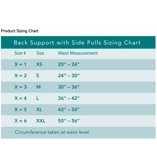 BREG Back Support with Side Pulls